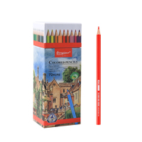 Juego de 12 Lápices de Colores a Base de Aceite Giorgione en Caja de Papel para Dibujo Artístico y Pintura