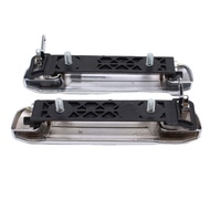 Poignées de porte extérieures en métal chromé pour Nissan D21 Hardbody Truck 1987-1997 (paire avant)