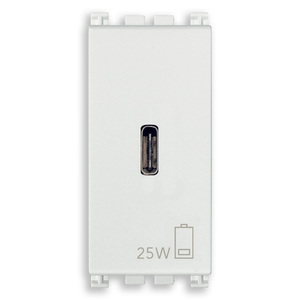 <b>USB</b> C PD Power Adapter 25W White <b>Wall</b> Mount Charging Port - Product Image 1