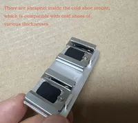 Service de fraisage CNC sur mesure, adaptateur de base double griffe froide en laiton massif pour appareils photo à télémètre et à pellicule, fabriqué à Pékin, Chine