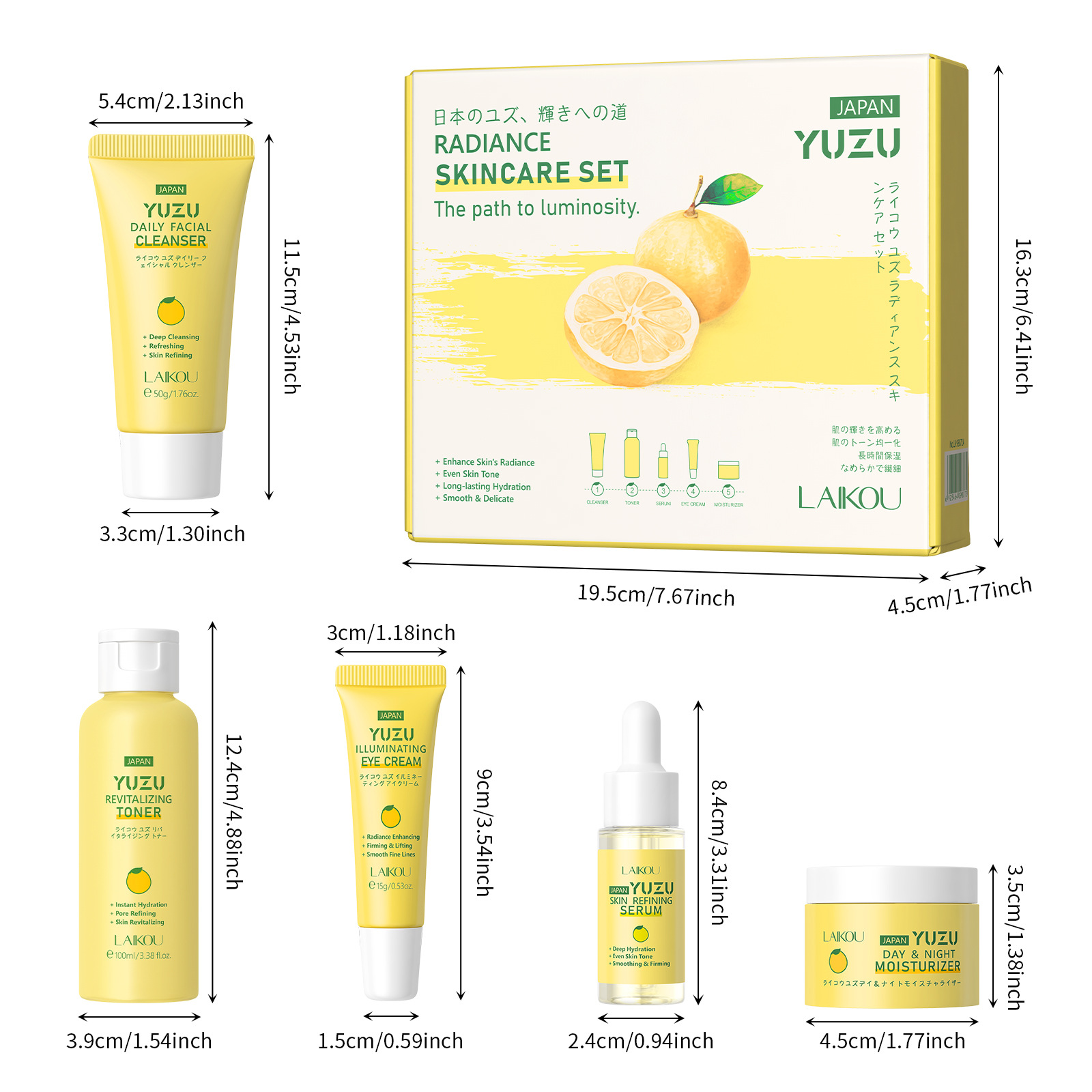 Coffret de soins pamplemousse