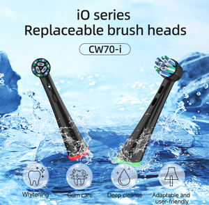 Têtes <span class=keywords><strong>de</strong></span> <span class=keywords><strong>brosse</strong></span> à dents magnétiques linéaires <span class=keywords><strong>de</strong></span> remplacement sans BPA pour <span class=keywords><strong>IO</strong></span> Sensitive Care, nettoyage doux, livraison rapide - Product Image 5