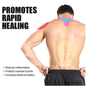 Cinta de Kinesiología Elástica Precortada Impermeable para Fisioterapia de Rodilla y Deportes al por Mayor - Product Image 3