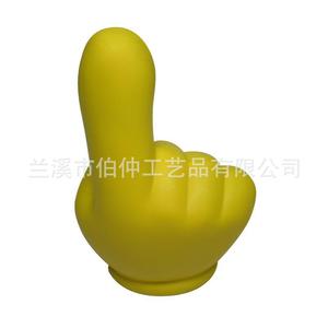 Pu <b>Foam</b> Finger <b>Model</b> Yellow Red Portable Toy For Adults Youth Promotion Gift Factory Direct Supply - Product Image 2