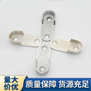 Support mural en alliage de zinc pour tringle de penderie, fixation non détachable, accessoire de support de tringle - Product Image 2
