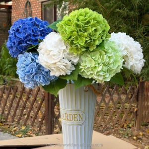 عرض مميز بلمسة حقيقية ، زهرة كبيرة الرأس ، هيدرانيا خضراء سائبة ، هيدرانيا بالجملة - Product Image 6