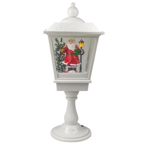 Melody <strong>Xmas</strong> Scene Musical Tabletop Lantern IP65 Rated Christmas LED <strong>Light</strong>-Up Snow Lamp <strong>Post</strong> for Indoor &amp; Outdoor Holiday Decor - Product Image 2
