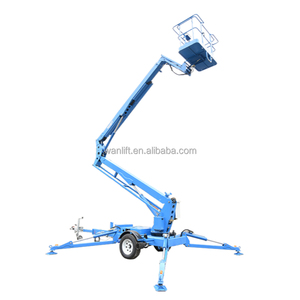 Plataforma Elevadora Telescópica Portátil con Remolque para Trabajos Aéreos de 12m 14m 16m 18m 20m - Product Image 2