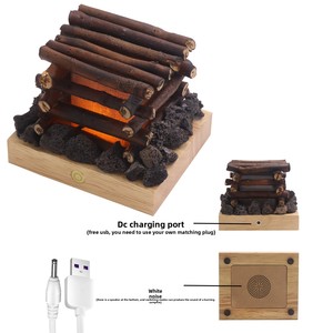 Luce notturna da comodino a tema campeggio piccolo ornamento <span class=keywords><strong>di</strong></span> plastica simulato <span class=keywords><strong>di</strong></span> bruciatura lampada da falò bianca derivati <span class=keywords><strong>di</strong></span> animazione - Product Image 6