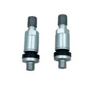 Piezas de automóviles TPMS, nuevo sistema y Sensor de control de presión de neumáticos internos universales, incluye tapas y adaptadores de vástagos de válvula