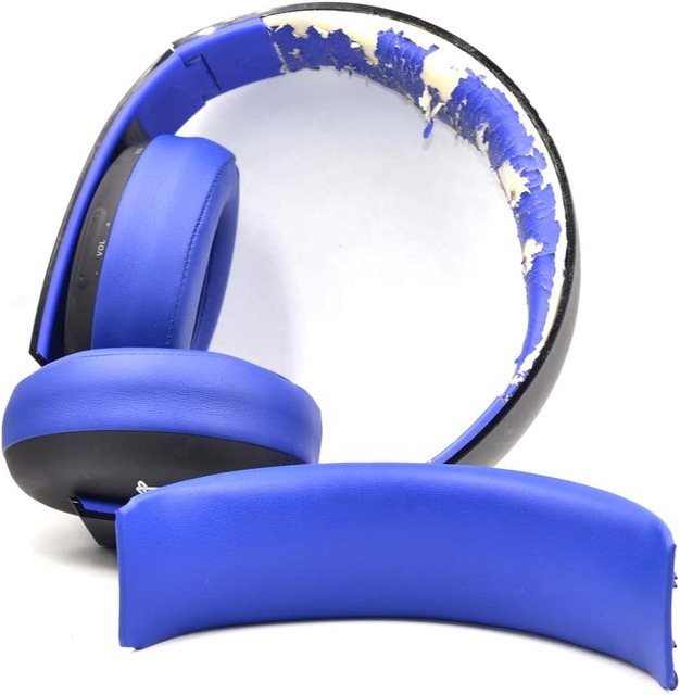 Upgrade Earpads Headband Replacement for Sony Gold Wireless Headset PS3 PS4 7.1 Virtual Surround Sound CECHYA-0083 Headphone