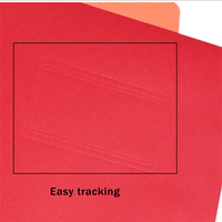 Porte-documents A4 personnalisé avec impression, pochettes et fentes pour cartes de visite