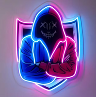 Dropshipping, impression UV, design gratuit, enseigne au néon LED personnalisée, logo personnalisé, lumière au néon pour café, restaurant, boutique, décoration murale, enseignes LED