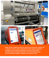 Machine commerciale automatique pour la production de boba éclatante (80-100 kg/h) – Ligne de fabrication de boules de jus éclatantes