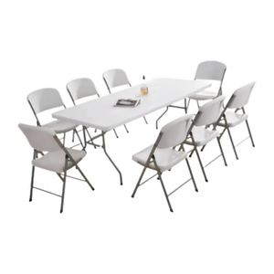 New Đồ Nội Thất Hiện đại Trang Trại Bảng Gấp Bên Ngoài Bàn Ăn Cho 4 Người Vuông - Product Image 5