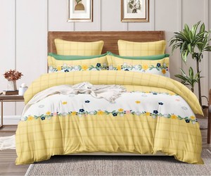 ชุดเครื่องนอนโพลีเอสเตอร์พิมพ์ลายแอฟริกัน นุ่ม ทนทาน สีสันสดใส ขายส่ง สำหรับโรงแรมและบ้าน จำหน่ายจำนวนมาก - Product Image 5