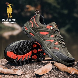 Paul Men's 09 <span class=keywords><strong>Botas</strong></span> de senderismo al aire libre profesionales Antideslizante Impermeable <span class=keywords><strong>Camel</strong></span> Suede Leather Upper Autumn Cross-Country Senderismo - Product Image 3