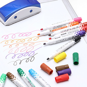 High Quality Dry Erase Markers Pen MultiColor Refillable <b>Whiteboard</b> Marker Pen with Custom Logo for School Use Low Price - Product Image 4