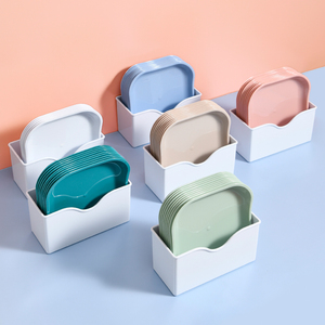 Plate Plastic Creative Fruit Plate Home Snack Plate Multifunctional Bone Plastic Fruit Dish Serving Plate