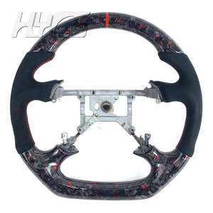 Volant de direction de voiture personnalisé Volant sport en fibre de carbone pour Mustang <span class=keywords><strong>F</strong></span>-150 <span class=keywords><strong>Lightning</strong></span> Explorer 1994-2005 - Product Image 1