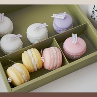 Großhandel Kuchen-Duftkerzen Maßgefertigte Wachskerzen in Kuchenform Geschenkbox-Set Design Heim Hochzeitsdekoration Edle Aromatische Kuchenkerzen