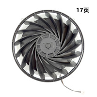 Ventilateur de refroidissement interne de remplacement à 17 pales pour PS5, ventilateur de refroidissement pour PS5 Fat 17/23, pales de ventilateur Fat en option, pièce de réparation pour PS5 Slim