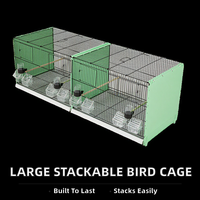 Cage à oiseaux en fer, style moderne, avec motif solide, plateau en plastique amovible, spacieuse, facile à nettoyer, pour la maison
