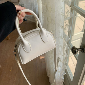 Boston Bag For Women Pink Small <b>Square</b> Crossbody Handbag With Zipper Closure Fashion Trend Everyday Use - Product Image 5