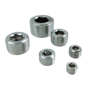 Filettatura interna presa esagonale spina olio bullone di arresto pressione Grub <span class=keywords><strong>Set</strong></span> presa vite tubo PT NPT - Product Image 6