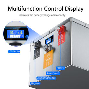 نظام طاقة بطارية أيون الليثيوم مع مواد أنود LFP بسعة 12 فولت/24 فولت/48 فولت لعربات الغولف RV الشمسية 50ah/100ah/200ah - Product Image 3