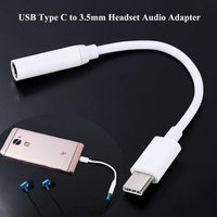 Câble adaptateur USB Type C vers 3.5mm prise casque pour écouteurs câble convertisseur AUX type-c pour Letv Leeco Le Max 2 Pro 3 pour xiaomi