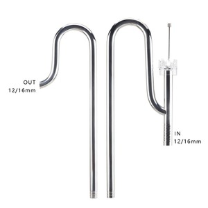 Entrée et sortie de tuyau de lis <span class=keywords><strong>en</strong></span> acier inoxydable d'<span class=keywords><strong>aquarium</strong></span> d'usine <span class=keywords><strong>en</strong></span> gros pour <span class=keywords><strong>tube</strong></span> de 12 / 16mm - Product Image 4