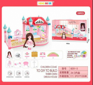 Cuisine jouet Heng Beier 8251-3 en plastique, ensemble de jeu d'imitation pour enfants de 4 à 6 ans - Product Image 1