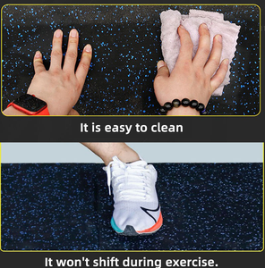 Emboîtement 15-30mm d'épaisseur Tapis de sol de gymnastique confort et durabilité améliorés avec des carreaux de caoutchouc Accessoires d'équipement de fitness - Product Image 4