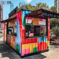 Restaurant en conteneur populaire en Chine à vendre Bar en conteneur personnalisé Kiosque à café préfabriqué Café en conteneur pour nourriture