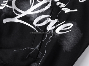 Sweat-shirts à capuche pour hommes de qualité supérieure, 100% coton, imprimés par jet d'encre, style streetwear, design de créateur, collection Mixed Emotion - Product Image 5