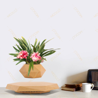 Maceta Moderna Levitante Personalizada, Rotación Magnética de 360 Grados, Decoración Inteligente para el Hogar, Macetas de Escritorio