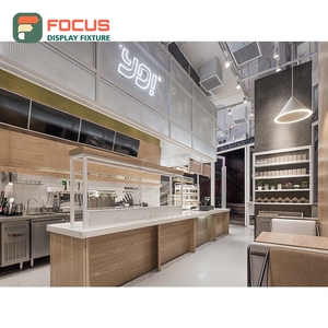 Vitrina Profesional para Café con Acabado en Madera Mate, Diseño en Esquina, Vitrina para Cafetería - Product Image 5