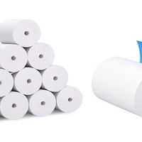 Papel Térmico para Cajas Registradoras sin Núcleo de 57x30 57x35 57x38 57x40 mm para Máquinas POS