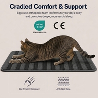 Tapis en velours jacquard Terry, motif gaufré, résistant aux griffures des animaux, antidérapant, lavable, pour salon