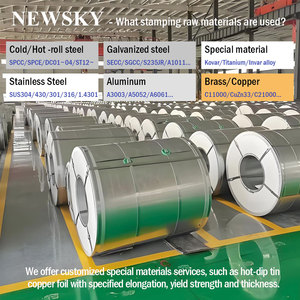 قطع معدنية مخصصة عالية الدقة مصنوعة بالختم التدريجي من الفولاذ المقاوم للصدأ والنحاس الأصفر لختم الصفائح المعدنية من أصل قوانغدونغ - Product Image 4