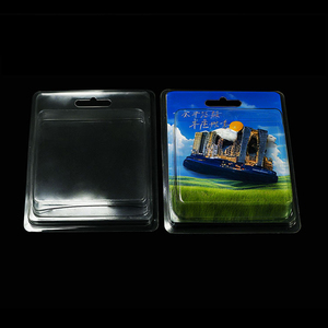 Caja de embalaje de concha de almeja plegable de blíster de pie transparente de PVC de plástico personalizado barato de alta calidad - Product Image 4