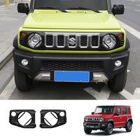 Cache-phare noir mat en ABS pour Suzuki Jimny JC74 Nomade JB74 2025 – Accessoire de modification extérieure dédié