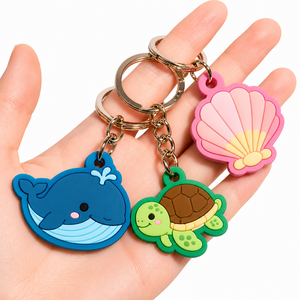 Innovative Custom Soft PVC Key Holders with Swivel Clip for School Club Promotions - Product Image 4