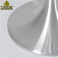 Base de Table de trompette en aluminium de luxe support de jambe de Table de café/thé robuste en métal moderne pour hôtel hôpital extérieur appartement