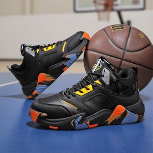 Chaussures décontractées pour hommes de haute qualité, baskets tendance rétro, chaussures de sport respirantes en caoutchouc pour l'extérieur, chaussures de basketball - Product Image 2