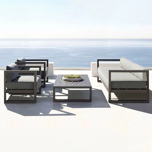 Luxury <b>Garden</b> Sectional Outdoor Outdoor Aluminum <b>Garden</b> <b>Set</b> Comfortable Waterproof Cushion Patio Furniture - Product Image 5