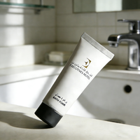 Ensemble d'articles de toilette d'hôtel en plastique écologique personnalisé, 30 ml, gel douche jetable portable, shampoing, formule biologique, logo personnalisé
