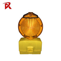 Roadsafe Sécurité Solaire LED ABS/PP Matériel 18cm Diamètre Lentille Haute Luminosité Batterie/Rechargeable Étanche Feu de Circulation