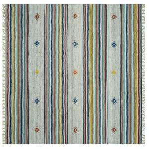 Tapis Kilim en Laine Faite Main Haute Densité - Tapis de Salon de Luxe Anti-Bactérien Antidérapant Couleur Unie à Poil Plat Design Moderne - Product Image 2